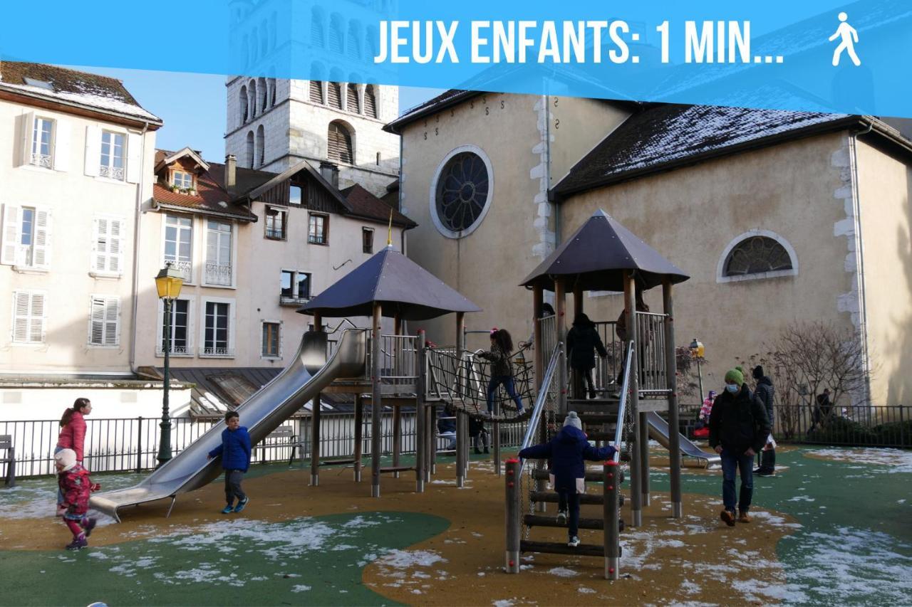 Le Carnot - Mycosyapart, Duplex Coeur De Ville Et Lac, Climatise Annecy Kültér fotó