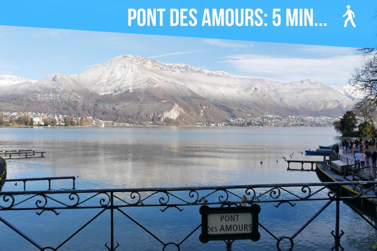 Le Carnot - Mycosyapart, Duplex Coeur De Ville Et Lac, Climatise Annecy Kültér fotó