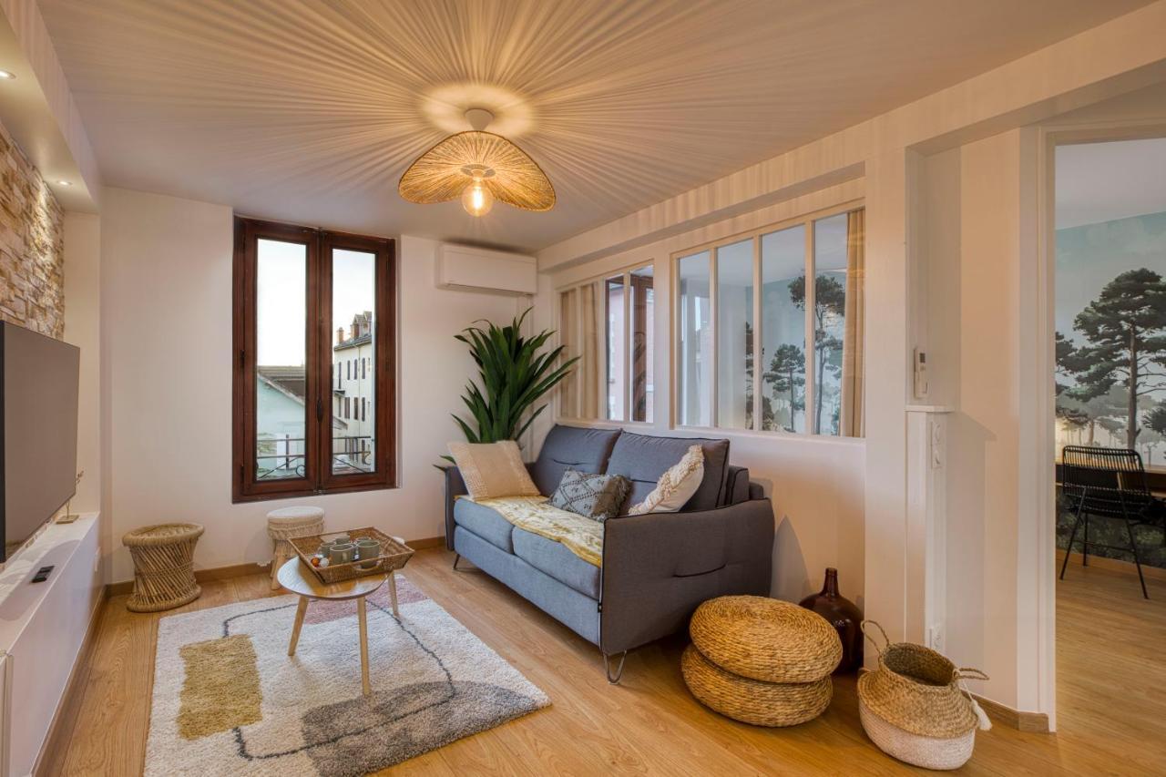 Le Carnot - Mycosyapart, Duplex Coeur De Ville Et Lac, Climatise Annecy Kültér fotó
