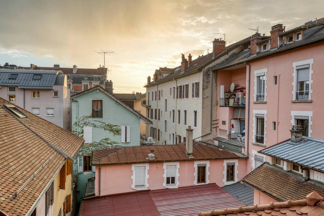 Le Carnot - Mycosyapart, Duplex Coeur De Ville Et Lac, Climatise Annecy Kültér fotó